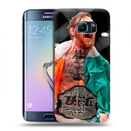 Дизайнерский пластиковый чехол для Samsung Galaxy S6 Edge Конор Макгрегор