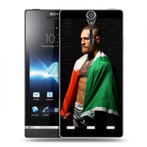 Дизайнерский пластиковый чехол для Sony Xperia S Конор Макгрегор