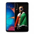 Дизайнерский пластиковый чехол для Samsung Galaxy A20s Конор Макгрегор