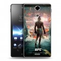 Дизайнерский пластиковый чехол для Sony Xperia TX Конор Макгрегор