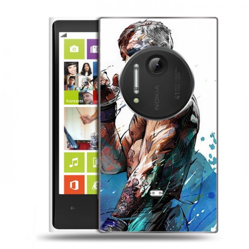 Дизайнерский пластиковый чехол для Nokia Lumia 1020 Конор Макгрегор