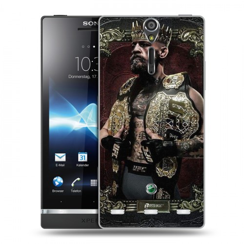 Дизайнерский пластиковый чехол для Sony Xperia S Конор Макгрегор