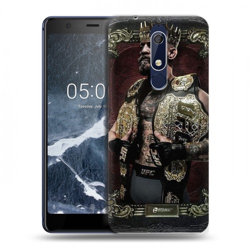 Дизайнерский пластиковый чехол для Nokia 5.1 Конор Макгрегор