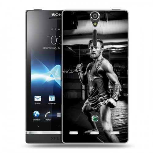 Дизайнерский пластиковый чехол для Sony Xperia S Конор Макгрегор