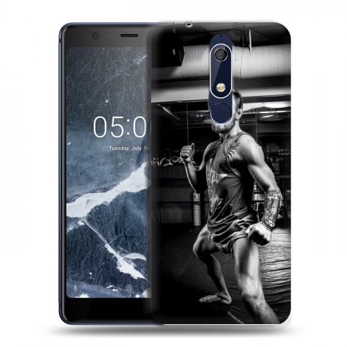 Дизайнерский пластиковый чехол для Nokia 5.1 Конор Макгрегор