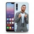 Дизайнерский силиконовый с усиленными углами чехол для Huawei P20 Pro Конор Макгрегор