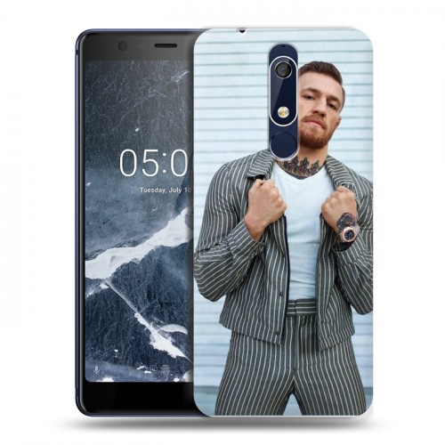 Дизайнерский пластиковый чехол для Nokia 5.1 Конор Макгрегор