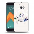 Дизайнерский пластиковый чехол для HTC 10 Усейн Болт