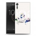 Дизайнерский пластиковый чехол для Sony Xperia XZs Усейн Болт