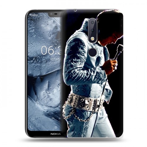 Дизайнерский пластиковый чехол для Nokia 6.1 Plus Элвис Пресли