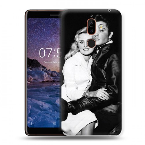 Дизайнерский пластиковый чехол для Nokia 7 Plus Элвис Пресли