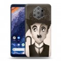 Дизайнерский силиконовый чехол для Nokia 9 PureView Чарли Чаплин 