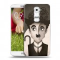 Дизайнерский пластиковый чехол для LG Optimus G2 mini Чарли Чаплин 