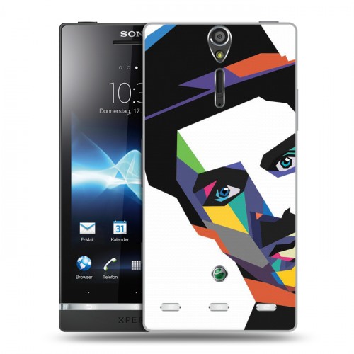 Дизайнерский пластиковый чехол для Sony Xperia S Чарли Чаплин 