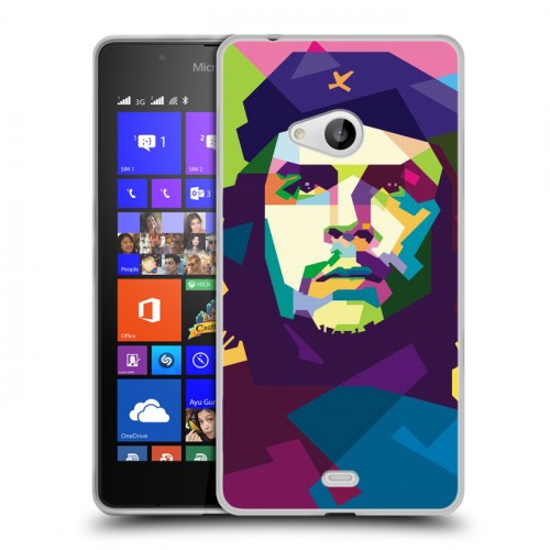 Дизайнерский пластиковый чехол для Microsoft Lumia 540 Че Гевара