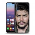 Дизайнерский силиконовый с усиленными углами чехол для Huawei P20 Pro Че Гевара