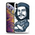 Дизайнерский силиконовый чехол для Iphone Xs Max Че Гевара