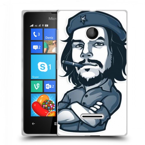 Дизайнерский пластиковый чехол для Microsoft Lumia 435 Че Гевара