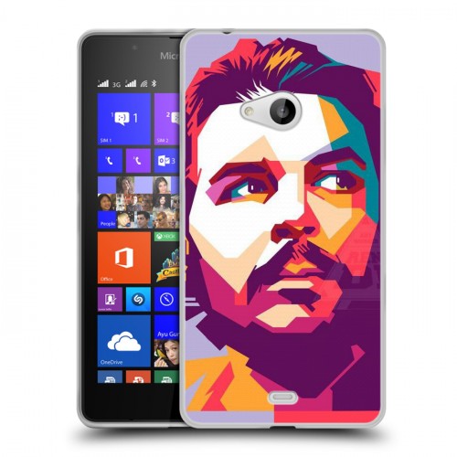 Дизайнерский пластиковый чехол для Microsoft Lumia 540 Че Гевара