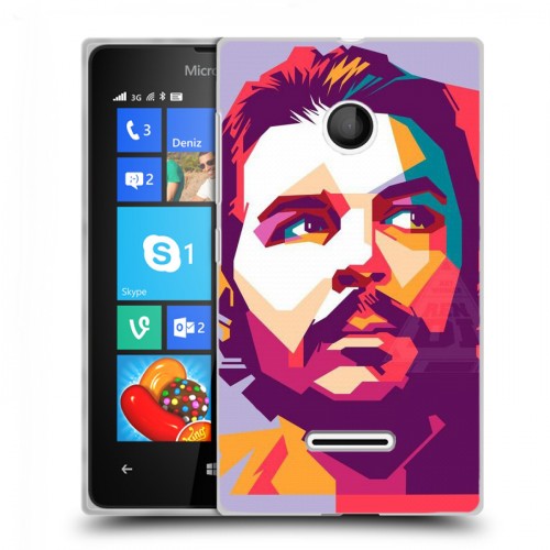 Дизайнерский пластиковый чехол для Microsoft Lumia 435 Че Гевара