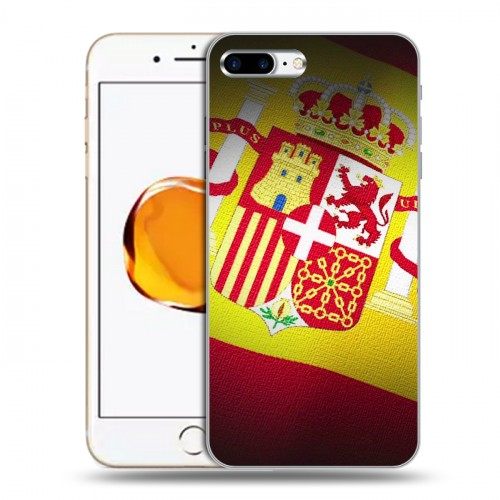 Дизайнерский силиконовый чехол для Iphone 7 Plus / 8 Plus флаг Испании