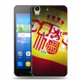 Дизайнерский пластиковый чехол для Huawei Y6 флаг Испании