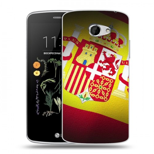 Дизайнерский силиконовый чехол для LG K5 флаг Испании