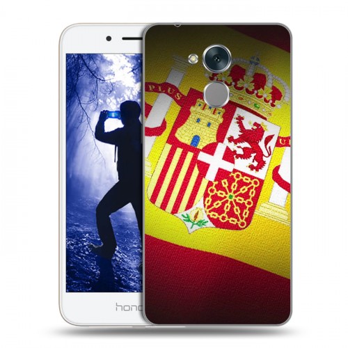 Дизайнерский пластиковый чехол для Huawei Honor 6A флаг Испании