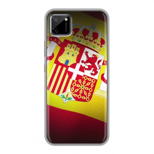 Дизайнерский пластиковый чехол для Realme C11 флаг Испании