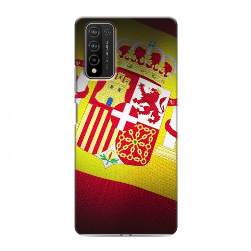 Дизайнерский пластиковый чехол для Huawei Honor 10X Lite флаг Испании