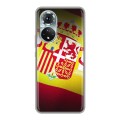 Дизайнерский силиконовый с усиленными углами чехол для Huawei Honor 50 флаг Испании