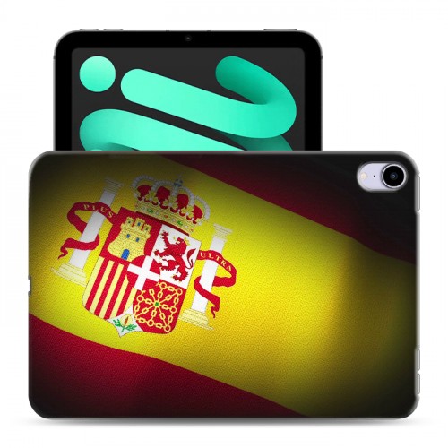Дизайнерский силиконовый с усиленными углами чехол для Ipad Mini (2021) флаг Испании