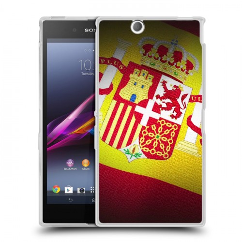 Дизайнерский пластиковый чехол для Sony Xperia Z Ultra  флаг Испании