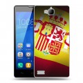 Дизайнерский пластиковый чехол для Huawei Honor 3c флаг Испании