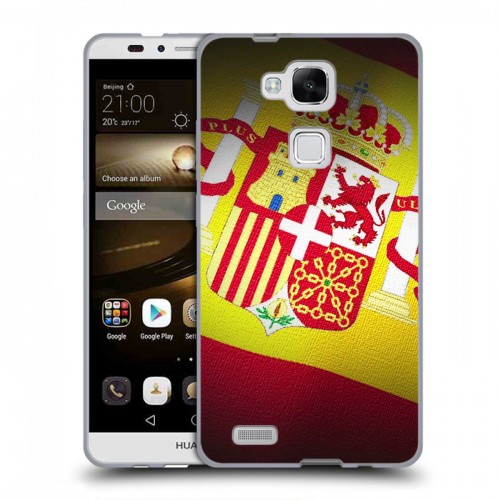 Дизайнерский пластиковый чехол для Huawei Ascend Mate 7 флаг Испании