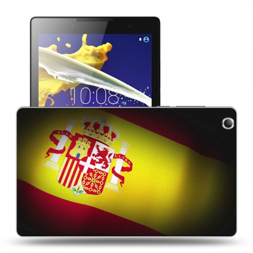 Дизайнерский силиконовый чехол для Lenovo Tab 2 A8 флаг Испании