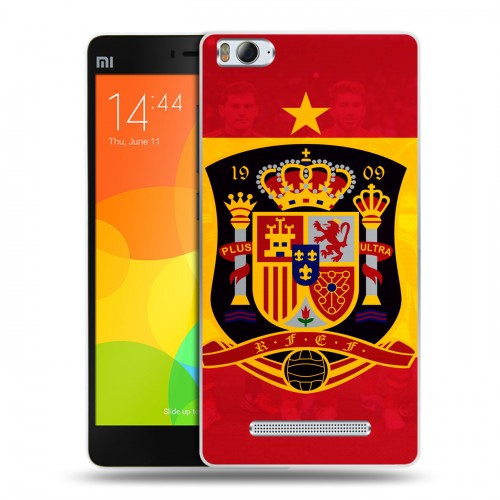 Дизайнерский пластиковый чехол для Xiaomi Mi4i флаг Испании
