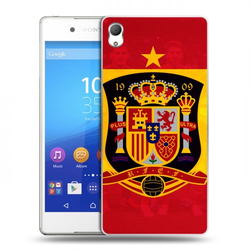 Дизайнерский пластиковый чехол для Sony Xperia Z3+ флаг Испании