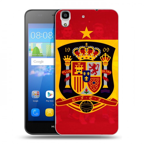 Дизайнерский пластиковый чехол для Huawei Y6 флаг Испании