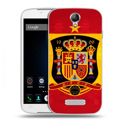 Дизайнерский силиконовый чехол для Doogee X6 флаг Испании