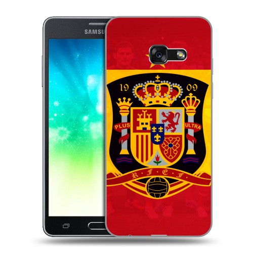 Дизайнерский силиконовый с усиленными углами чехол для Samsung Galaxy A3 (2017) флаг Испании