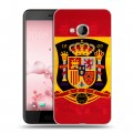 Дизайнерский пластиковый чехол для HTC U Play флаг Испании