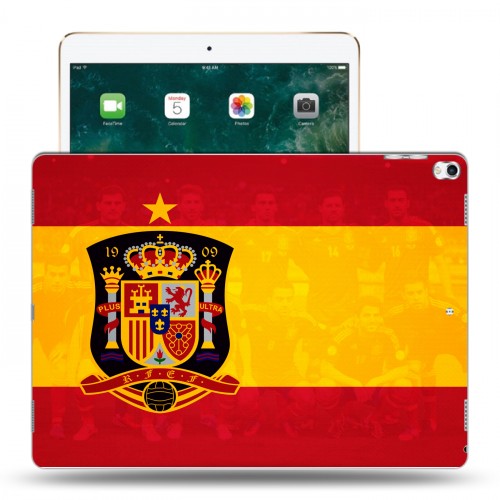 Дизайнерский пластиковый чехол для Ipad Pro 12.9 (2017) флаг Испании