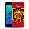 Дизайнерский пластиковый чехол для ASUS ZenFone 4 Selfie флаг Испании