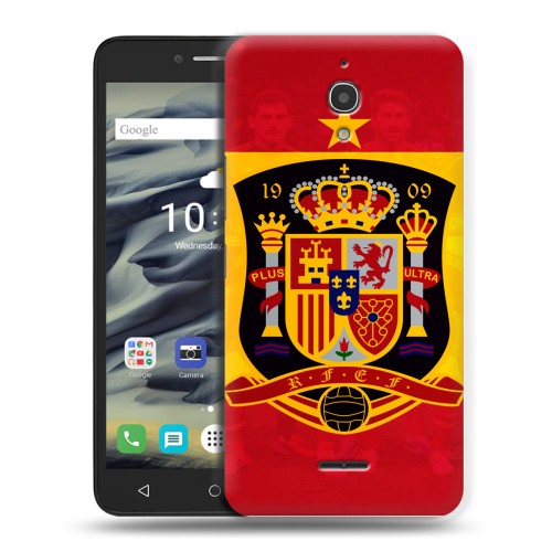 Дизайнерский силиконовый чехол для Alcatel Pixi 4 (6) 9001d флаг Испании