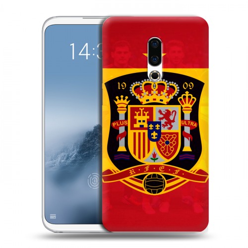 Дизайнерский силиконовый чехол для Meizu 16th Plus флаг Испании