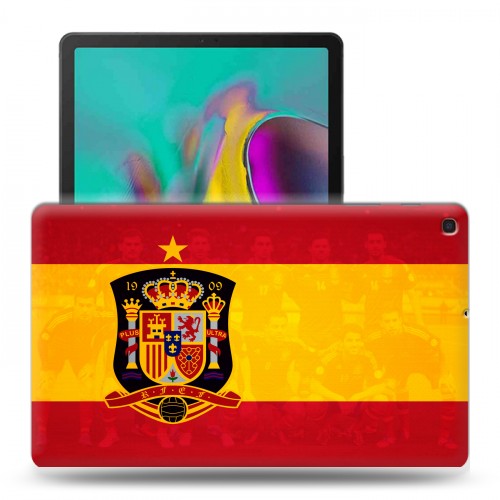 Дизайнерский пластиковый чехол для Samsung Galaxy Tab A 10.1 (2019) флаг Испании