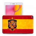 Дизайнерский силиконовый чехол для Samsung Galaxy Tab A 8.0 (2019) флаг Испании