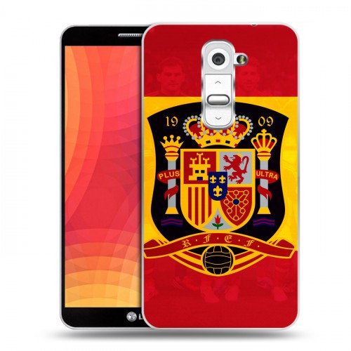 Дизайнерский силиконовый чехол для LG Optimus G2 флаг Испании