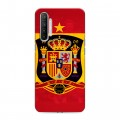 Дизайнерский силиконовый с усиленными углами чехол для Realme XT флаг Испании